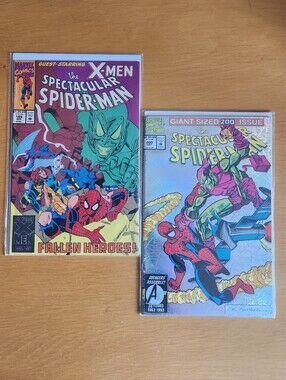 Spectacular Spider-Man #199, 200 1990s Marvel (Lot of 2)